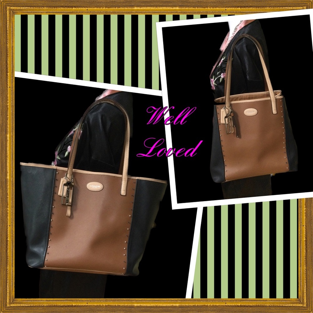 😍 COACH Leather Metro Tote f31325 💖💰Bundle for 20%💰🌺